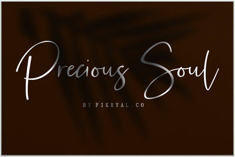 Download Precious Soul font (typeface)