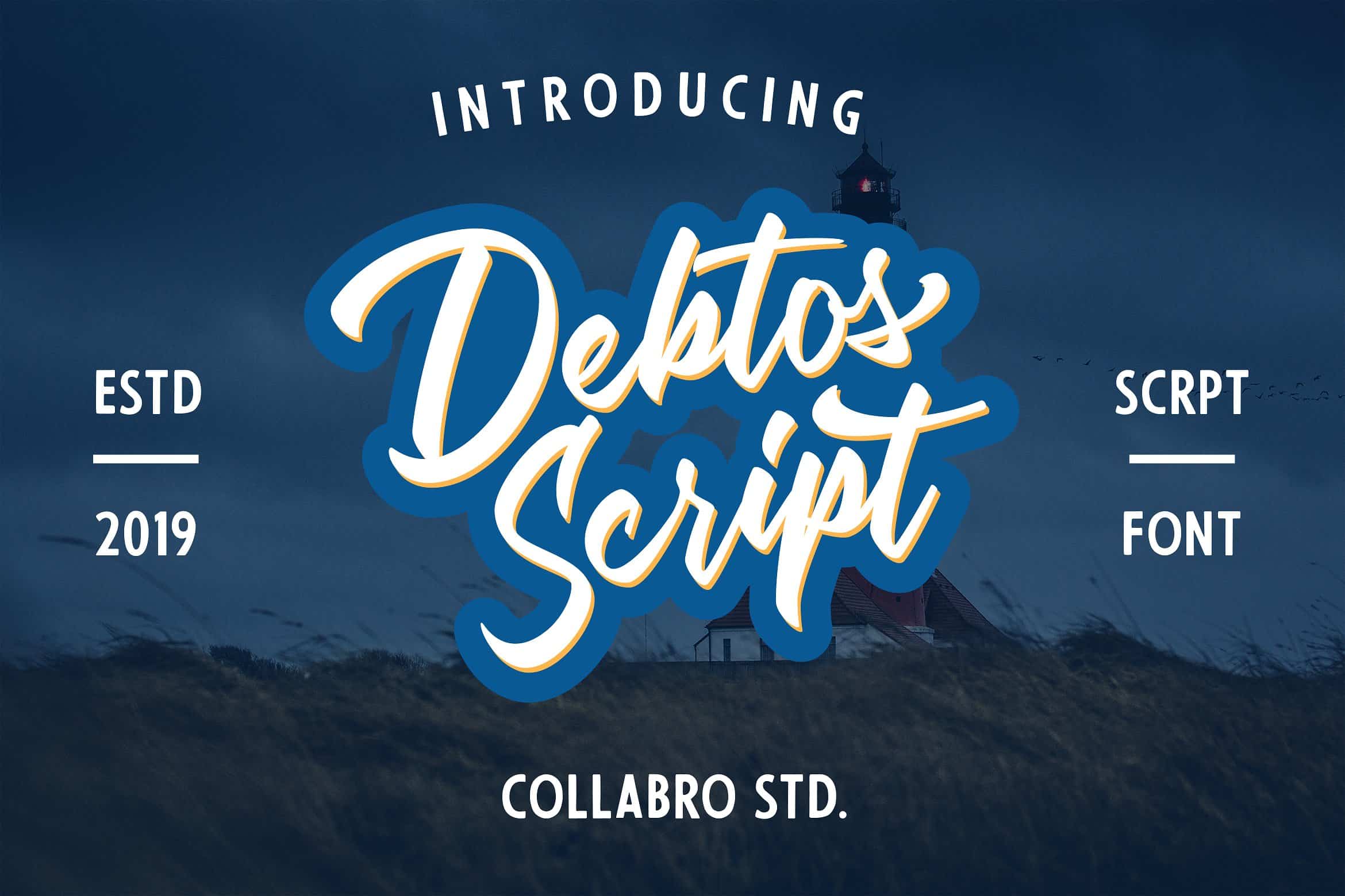 Download Debtos font (typeface)