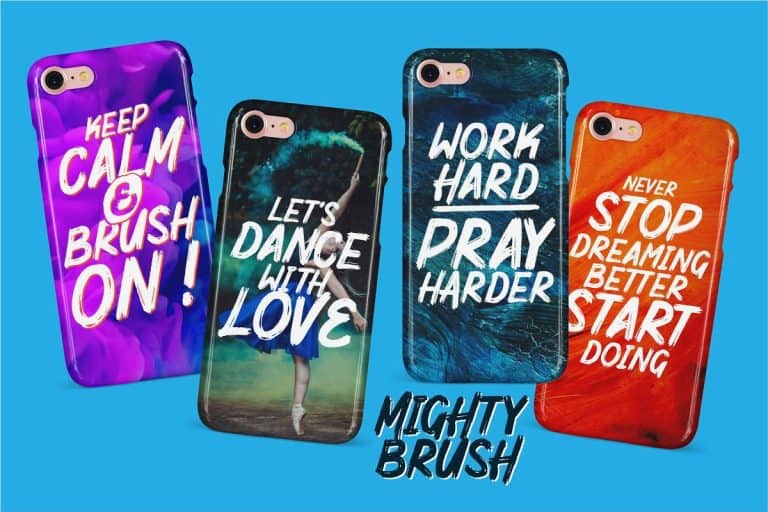 Download Mighty Brush font (typeface)