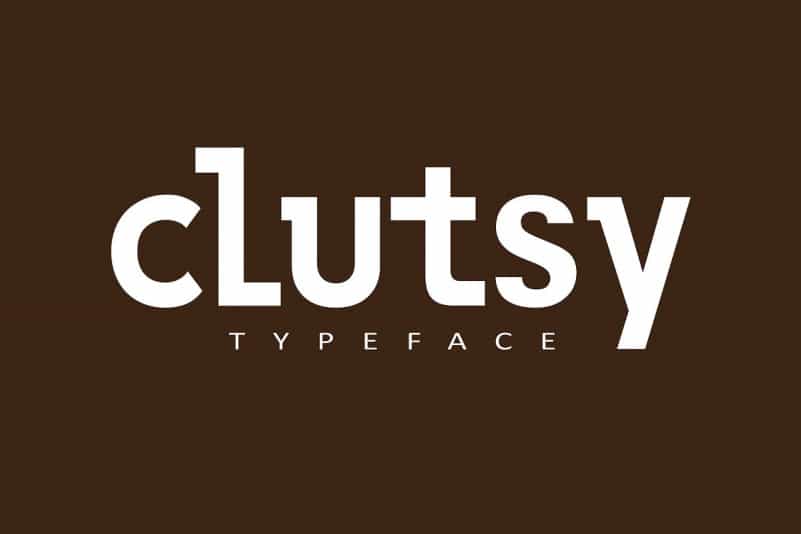 Download Clutsy font (typeface)