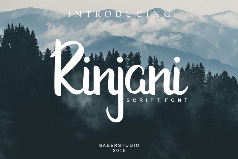 Download Rinjani font (typeface)