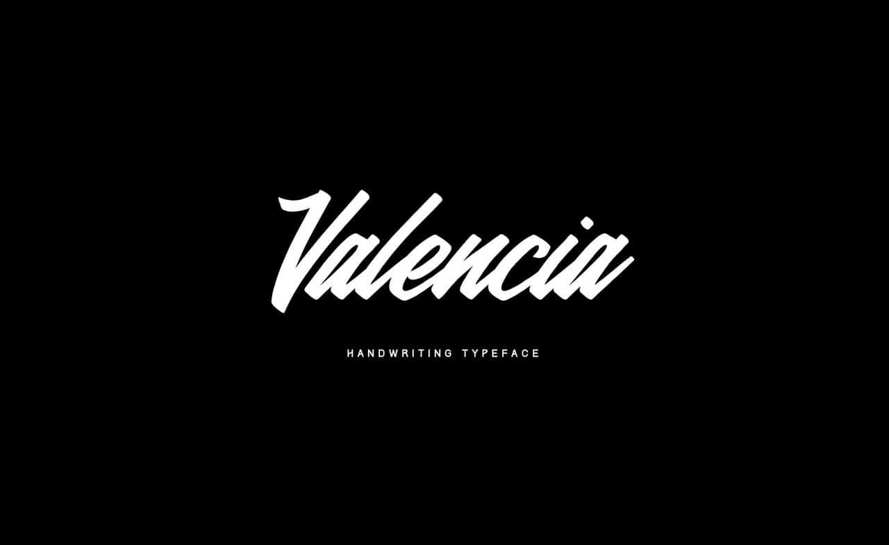 Download Valencia Typeface font (typeface)