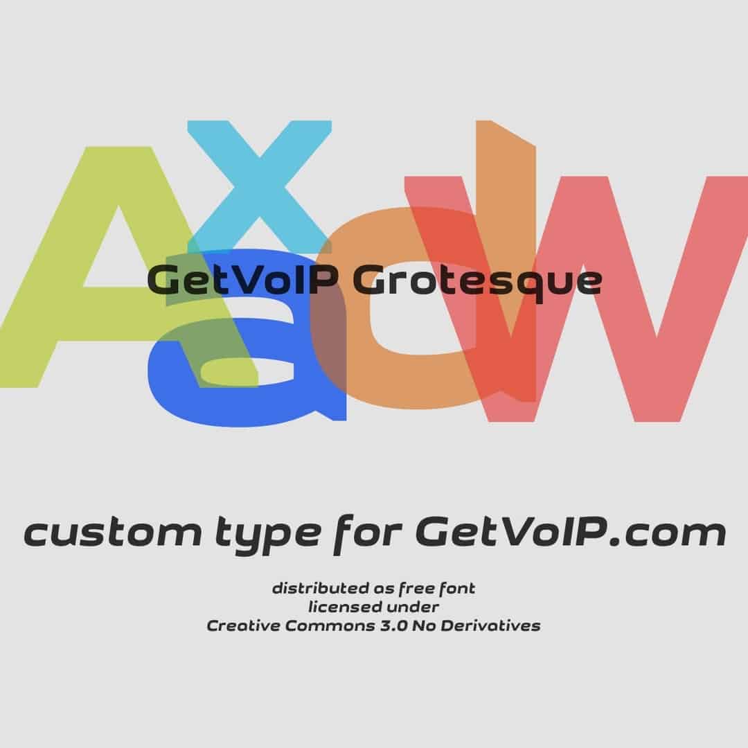 Download GetVoIP font (typeface)