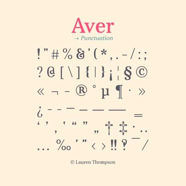 Download Aver nymphont font (typeface)