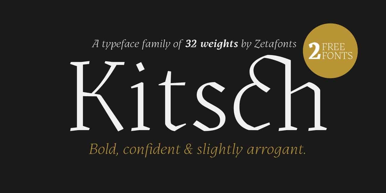 Download Kitsch font (typeface)