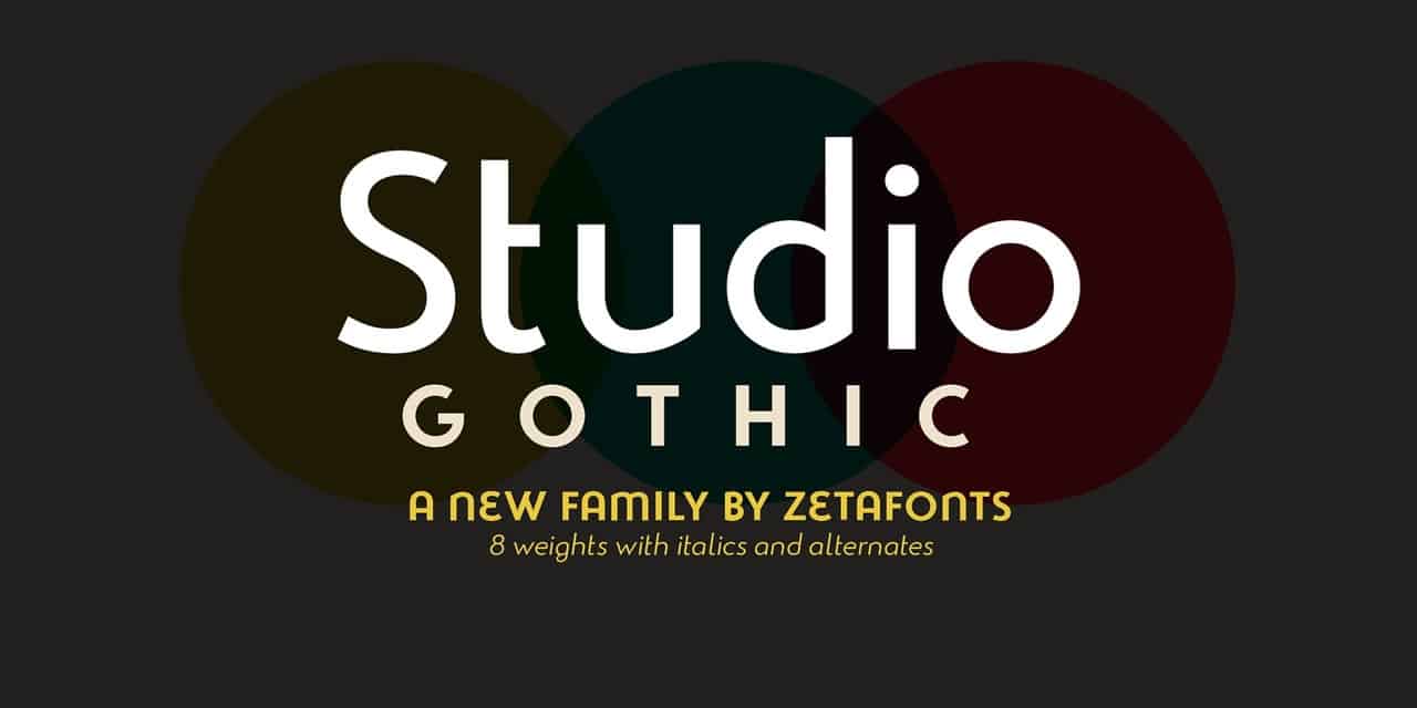Download Studio Gothic font (typeface)