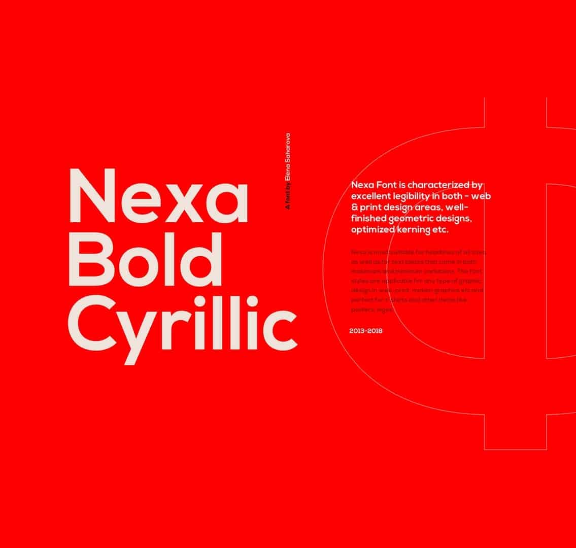 Download NEXA BOLD REPLICA font (typeface)