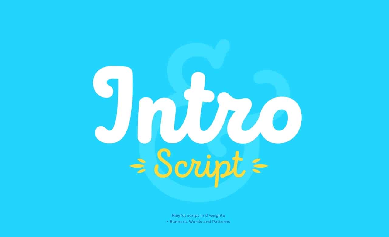 Download Intro Script font (typeface)