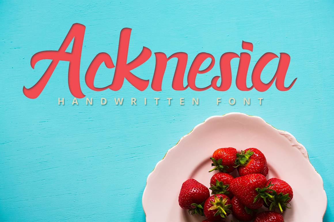 Download Acknesia font (typeface)