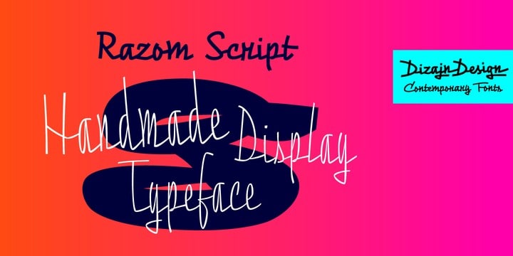 Download Razom Script font (typeface)