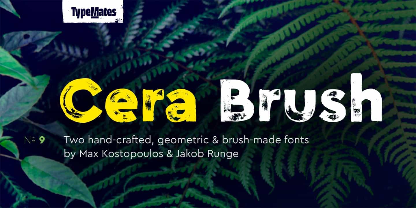 Download Cera Brush font (typeface)