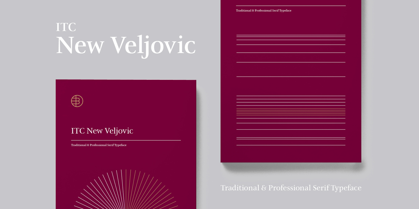 Download New Veljovic Pro font (typeface)