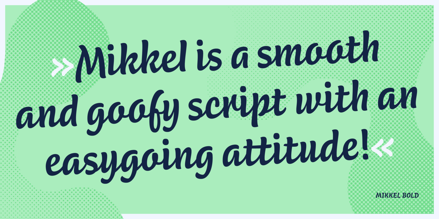 Download Mikkel font (typeface)