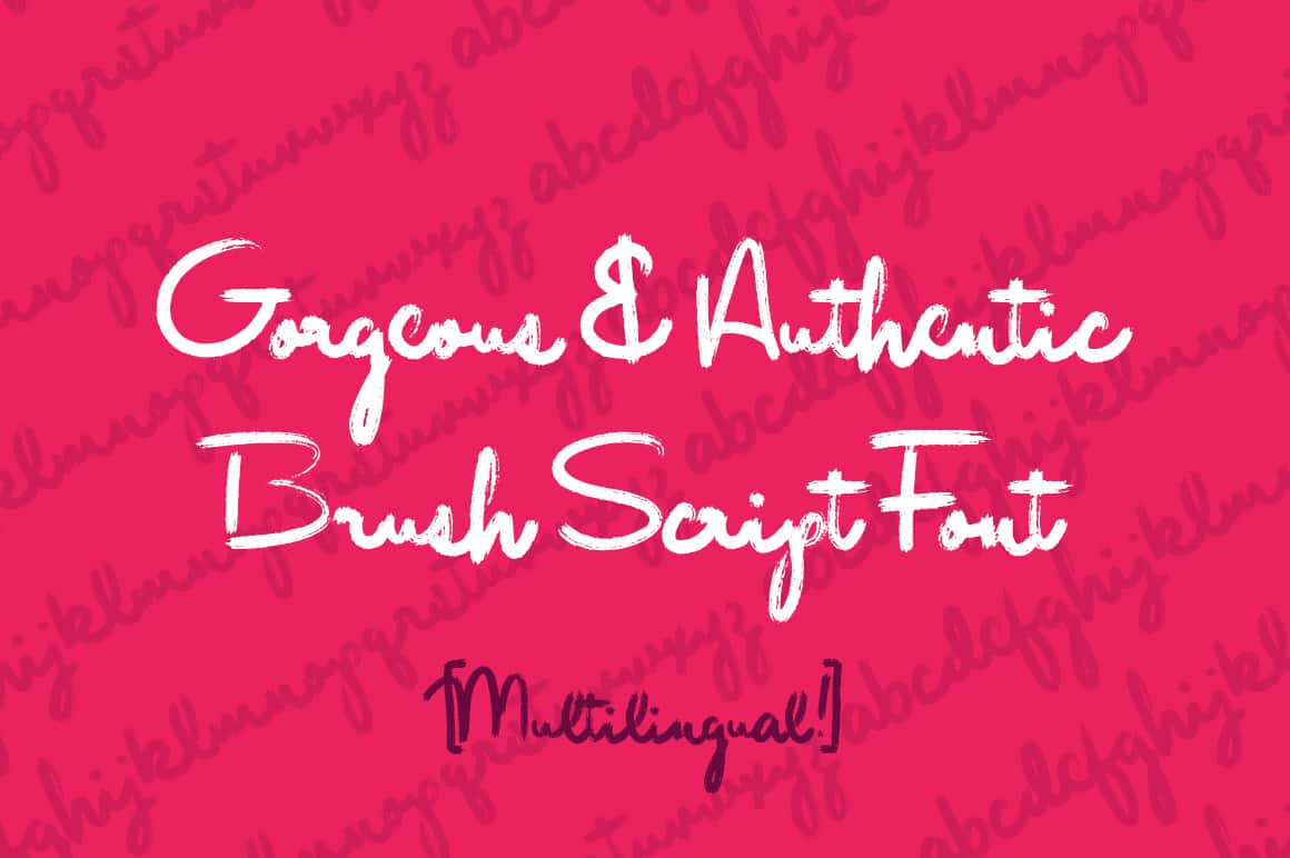 Download Rough Brush font (typeface)