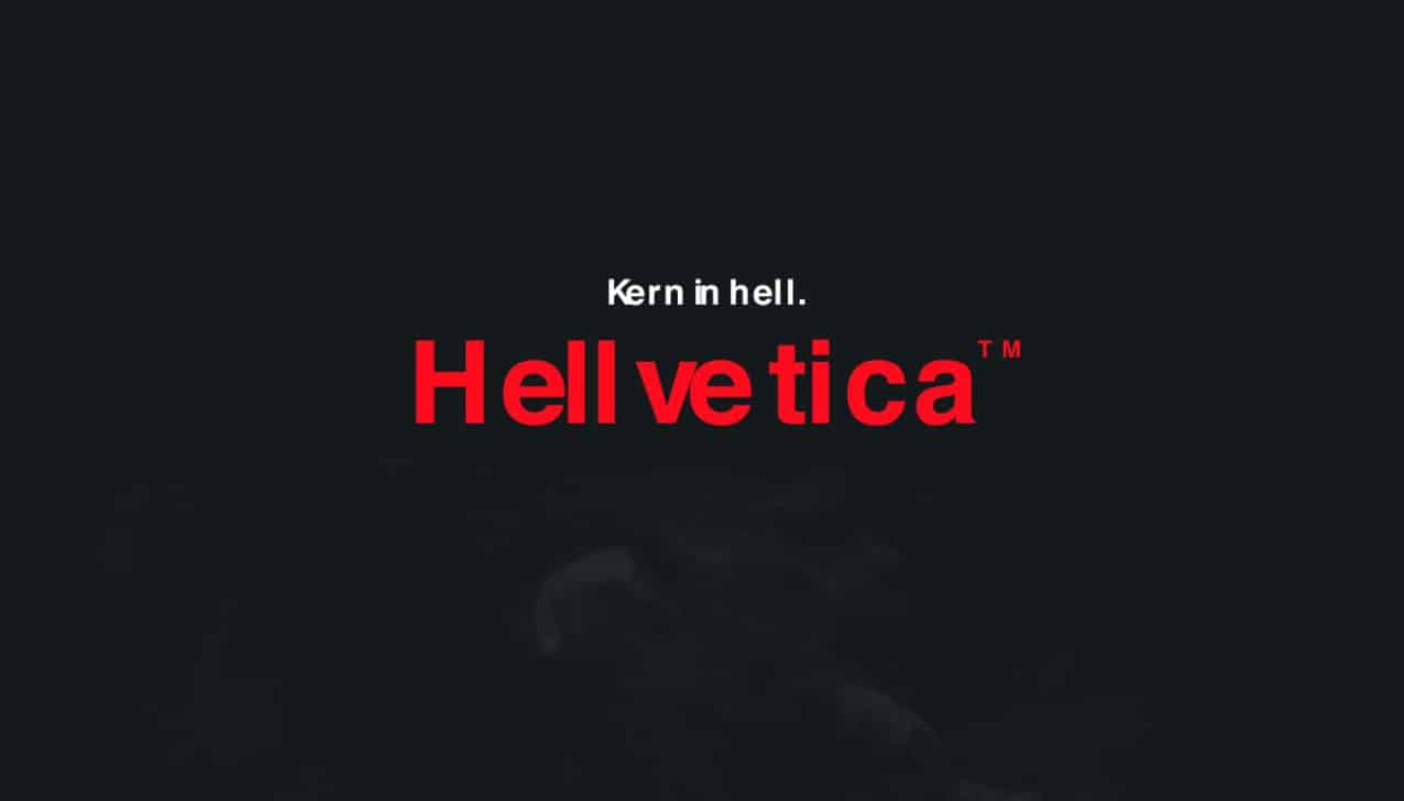 Download Hellvetica font (typeface)