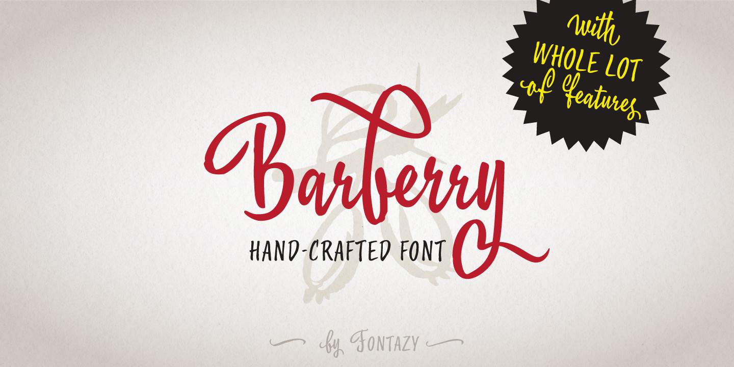 Download Barberry font (typeface)
