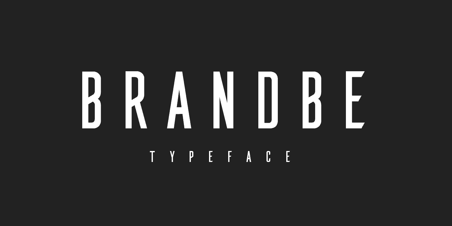 Download Brandbe font (typeface)