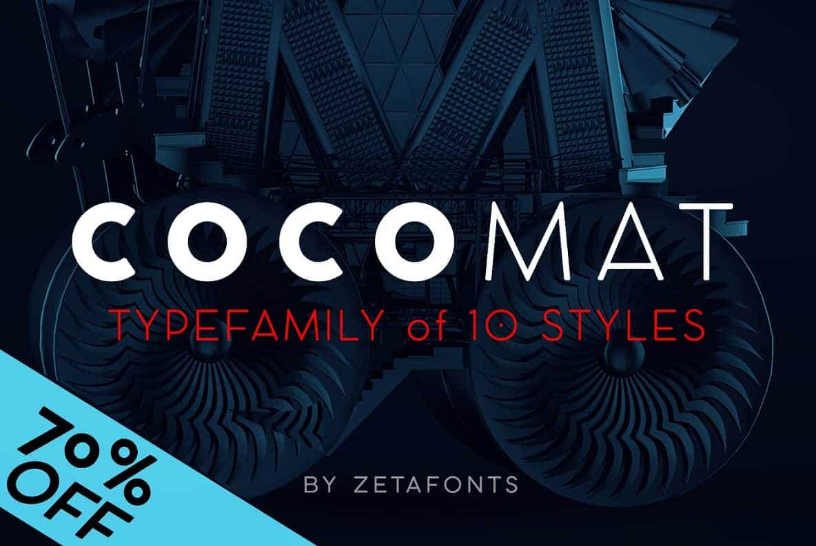 Download COCOMAT Full Family font (typeface)