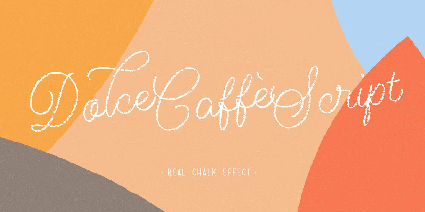 Download Dolce Caffe Chalk font (typeface)
