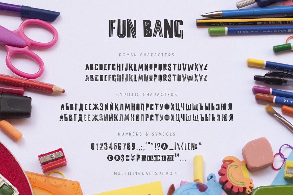 Download Fun Bang font (typeface)
