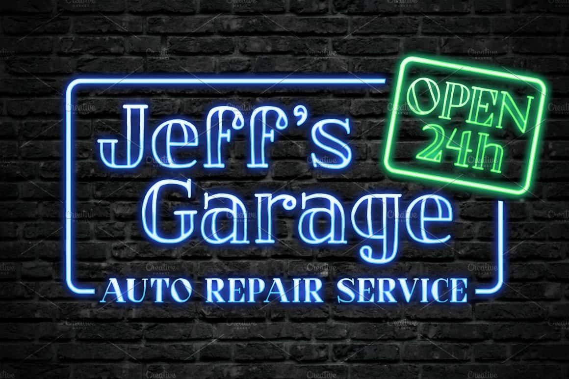Download Jeff's Garage font (typeface)