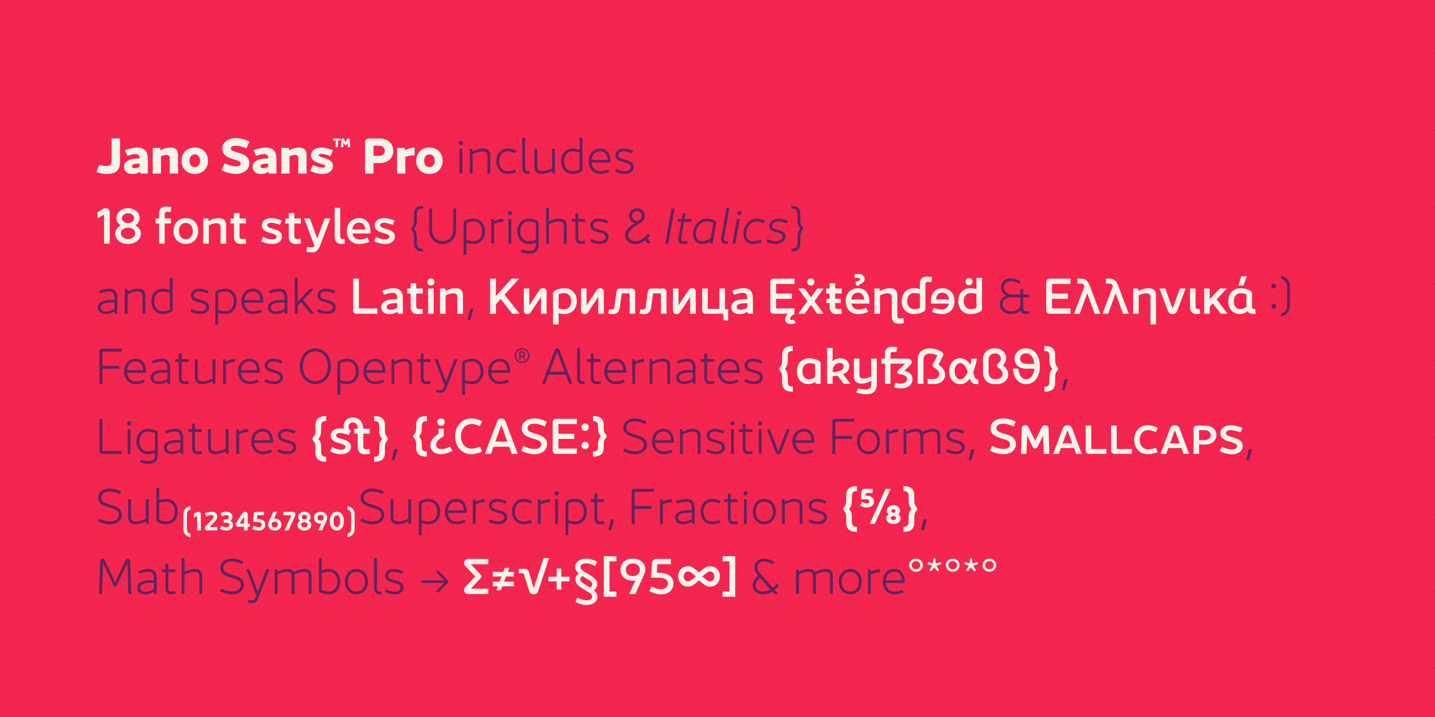 Download Jano Sans Pro font (typeface)