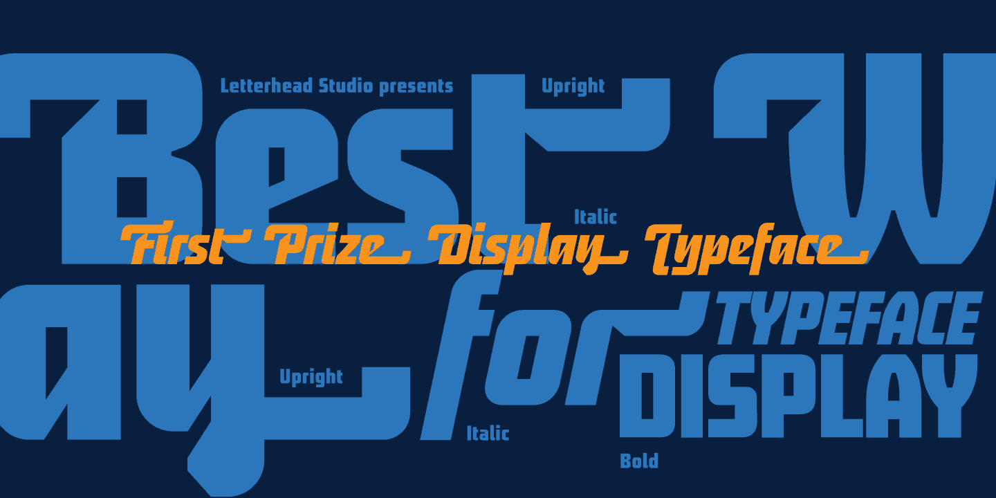 Download First Prize font (typeface)