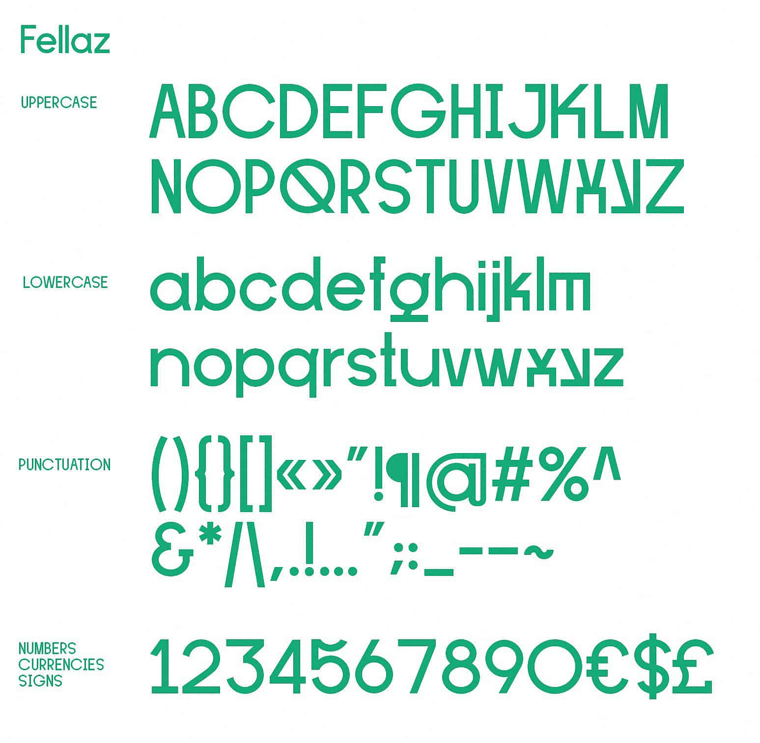 Download Fellaz font (typeface)