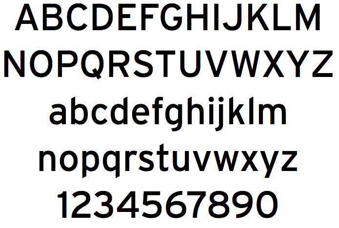 Download Interstate TT     [1993 - Tobias Frere-Jones] font (typeface)