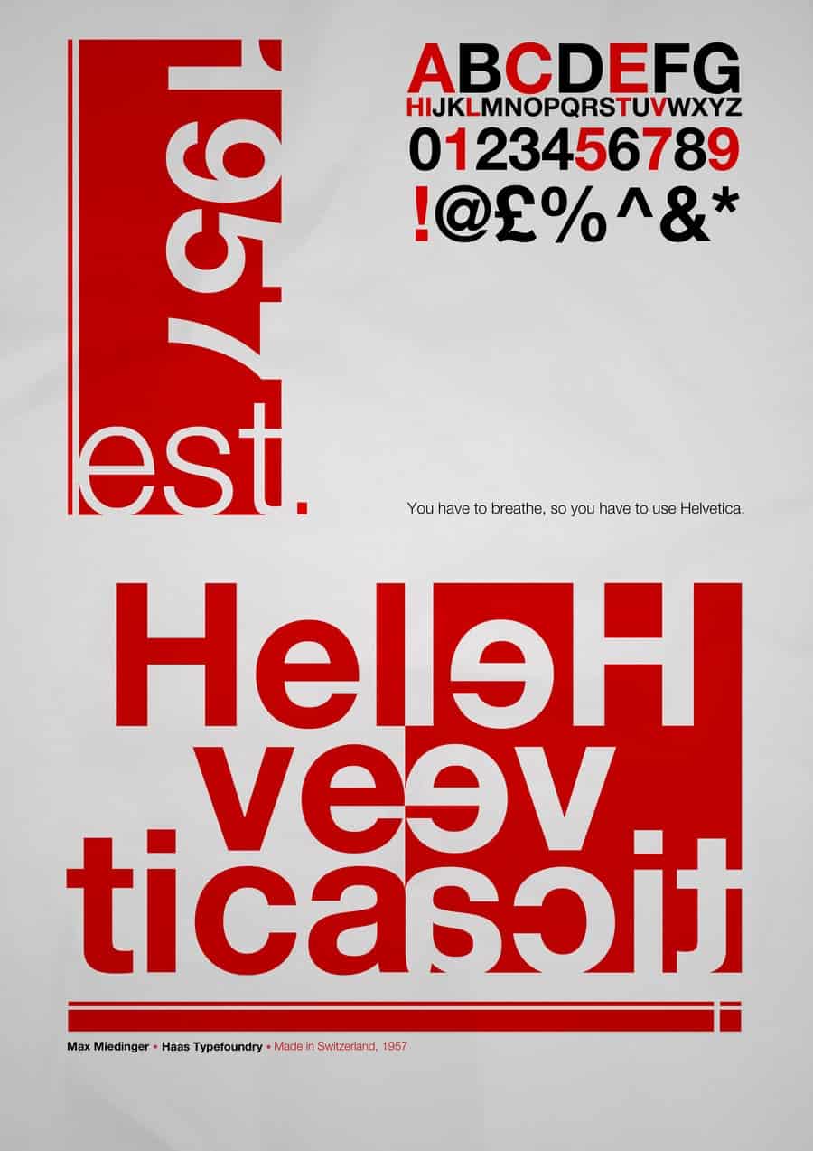 Download Helvetica [1957 - Max Miedinger] font (typeface)