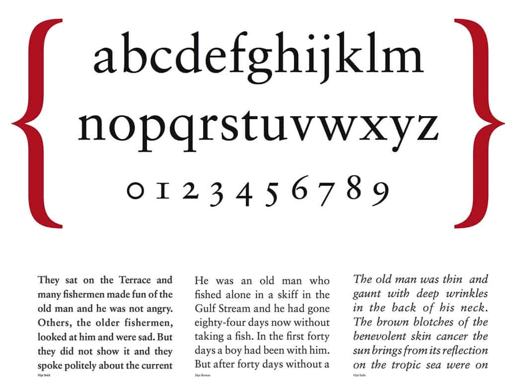 Download Sabon [1964 - Jan Tschichold] font (typeface)