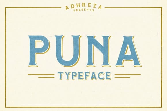 Download Puna font (typeface)