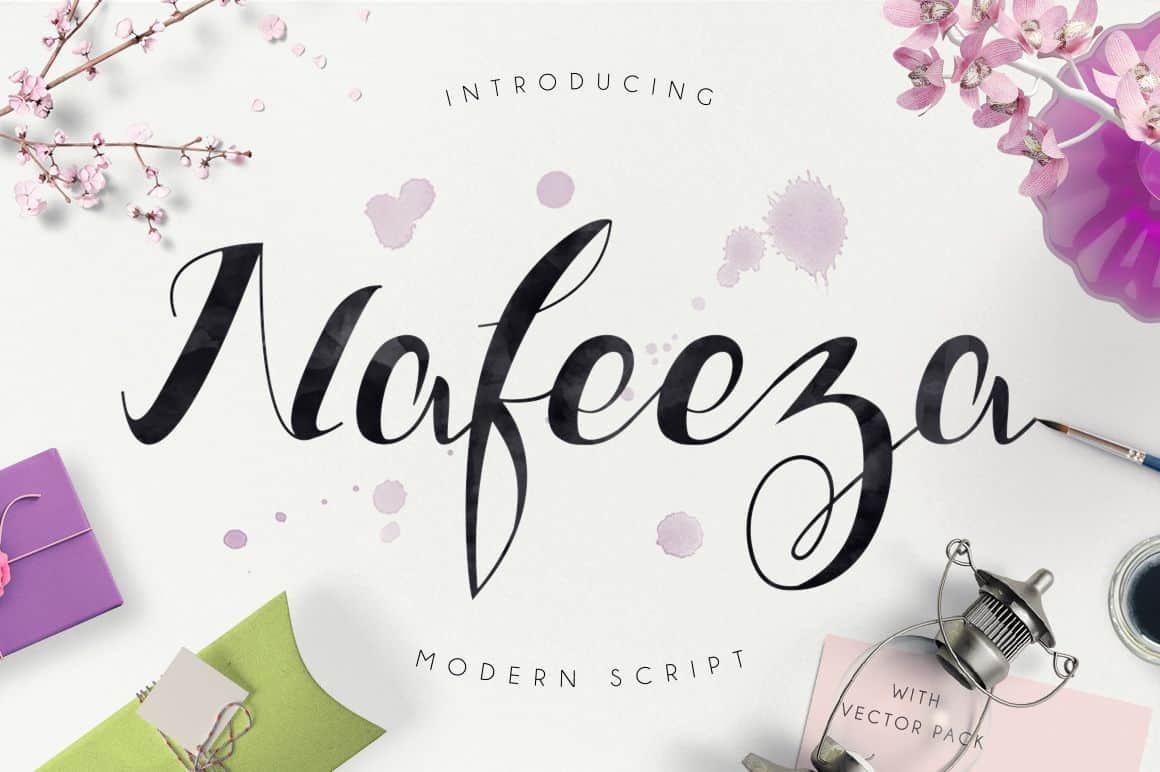 Download Nafeeza Typeface font (typeface)