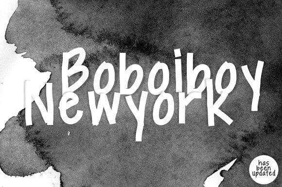 Free Download Boboiboy NewYork Fonts Collection