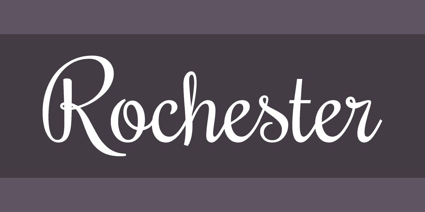Download Rochesten font (typeface)