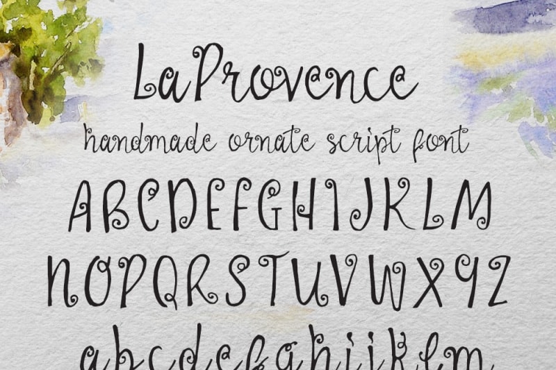 Download La Provence font (typeface)