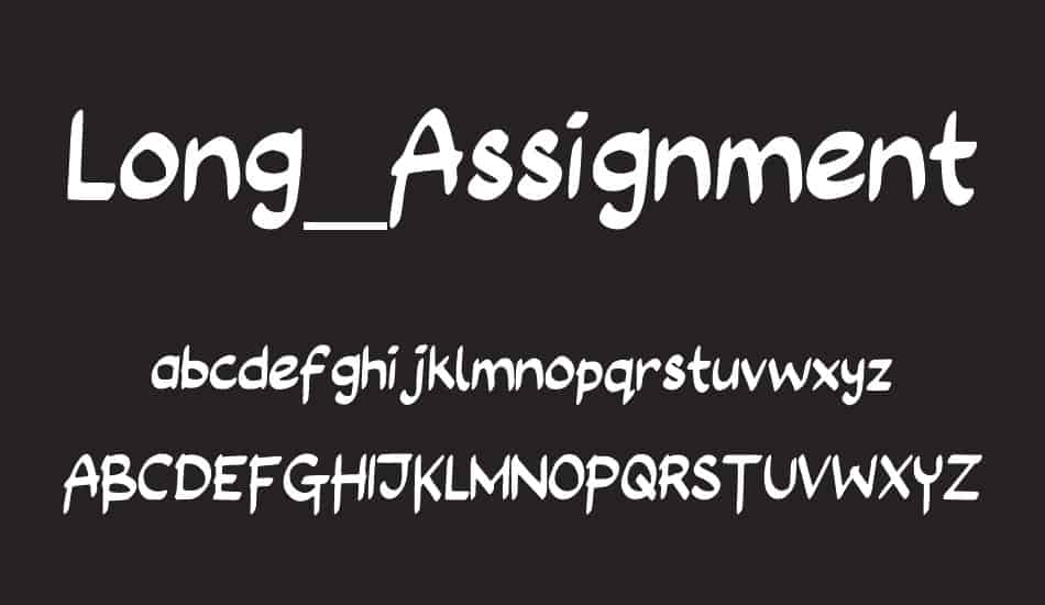 best assignment font