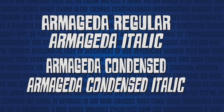 Download Armageda font (typeface)