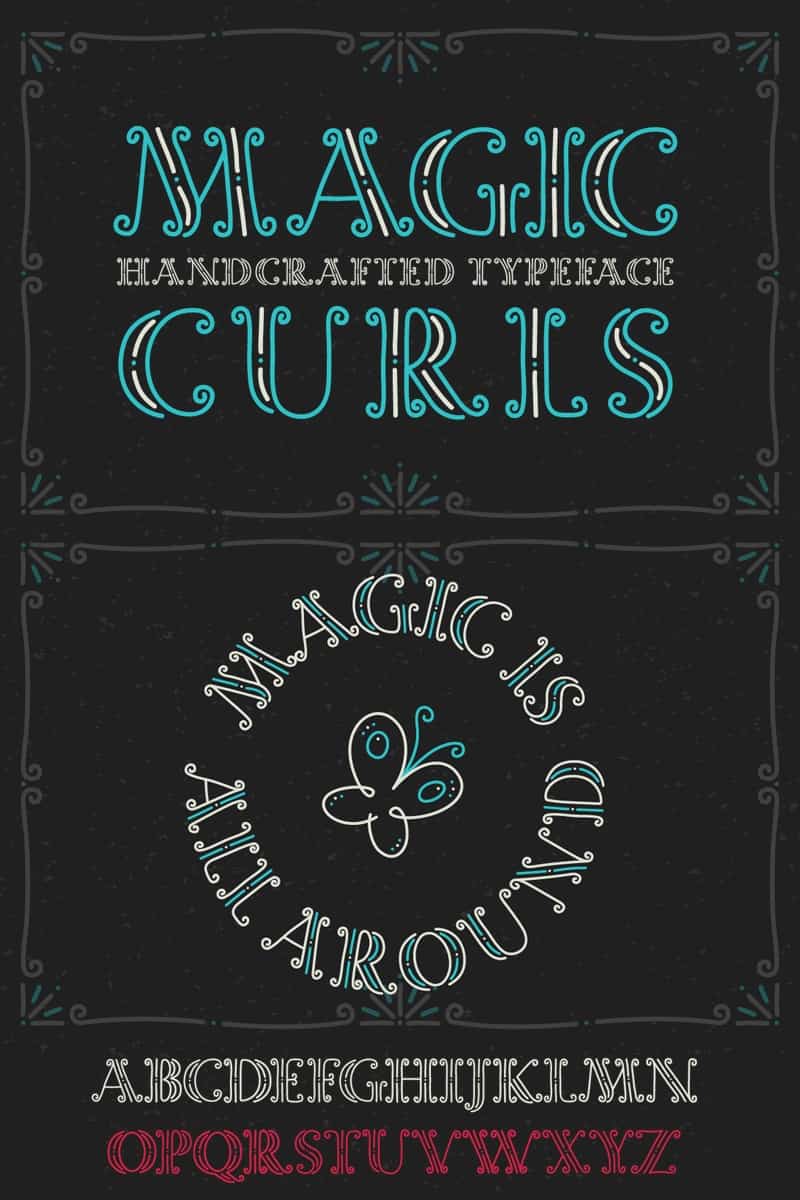 Download Magic Curls font (typeface)