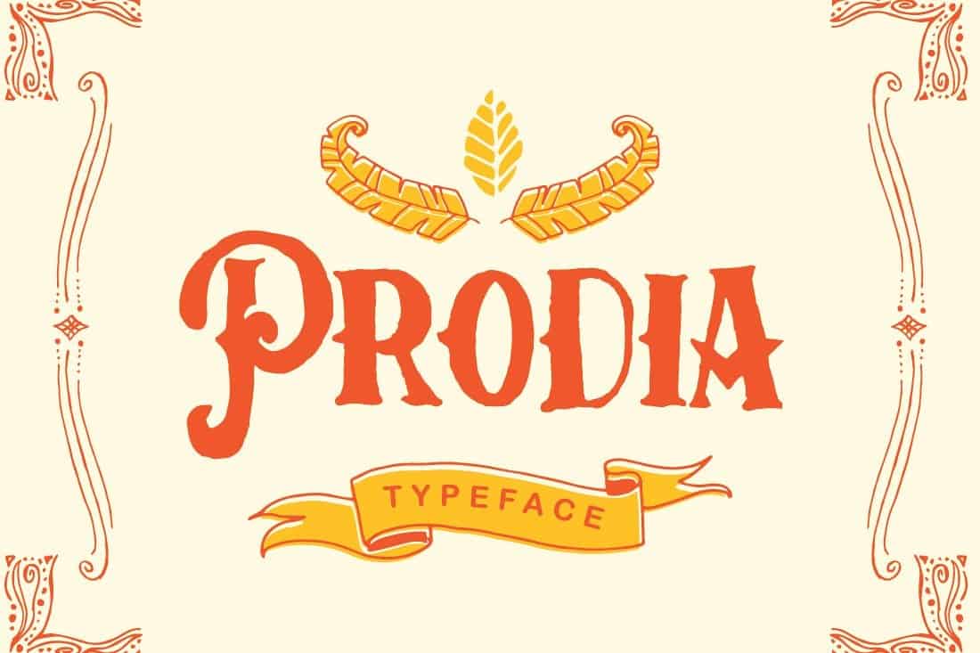 Download Prodia font (typeface)