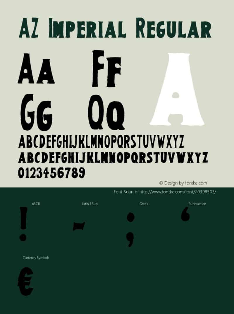Download AZ Imperial font (typeface)