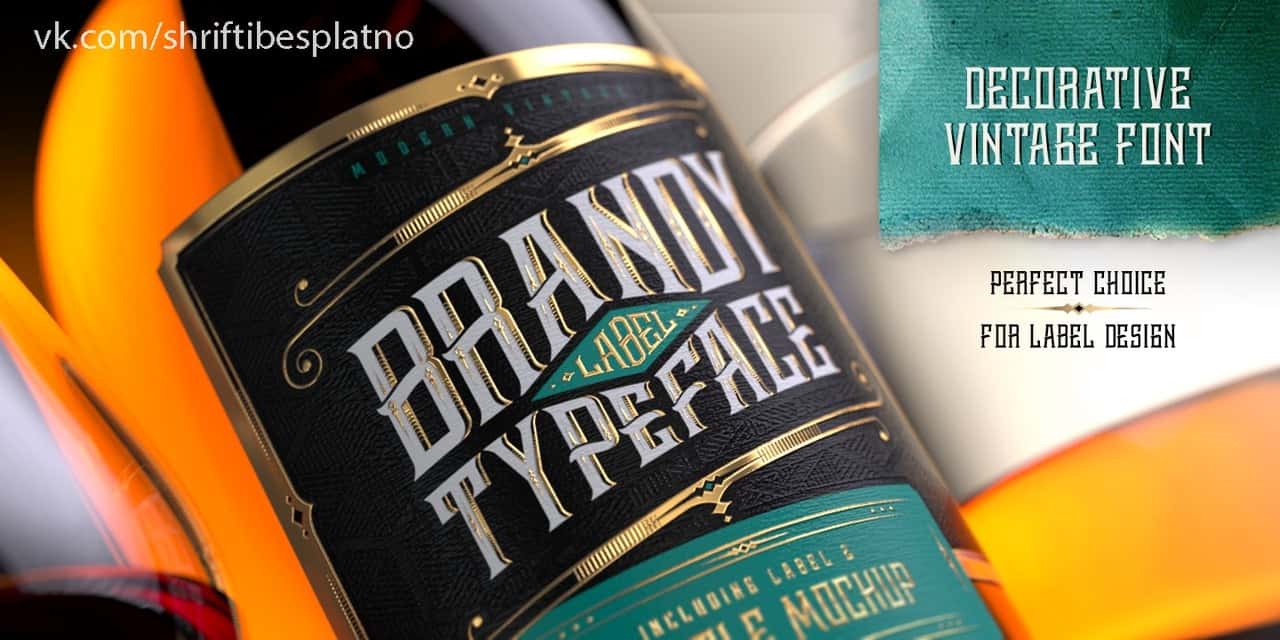 Download Brandy Label font (typeface)