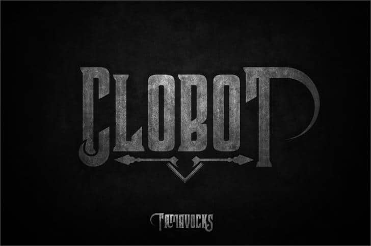Download Clobot font (typeface)