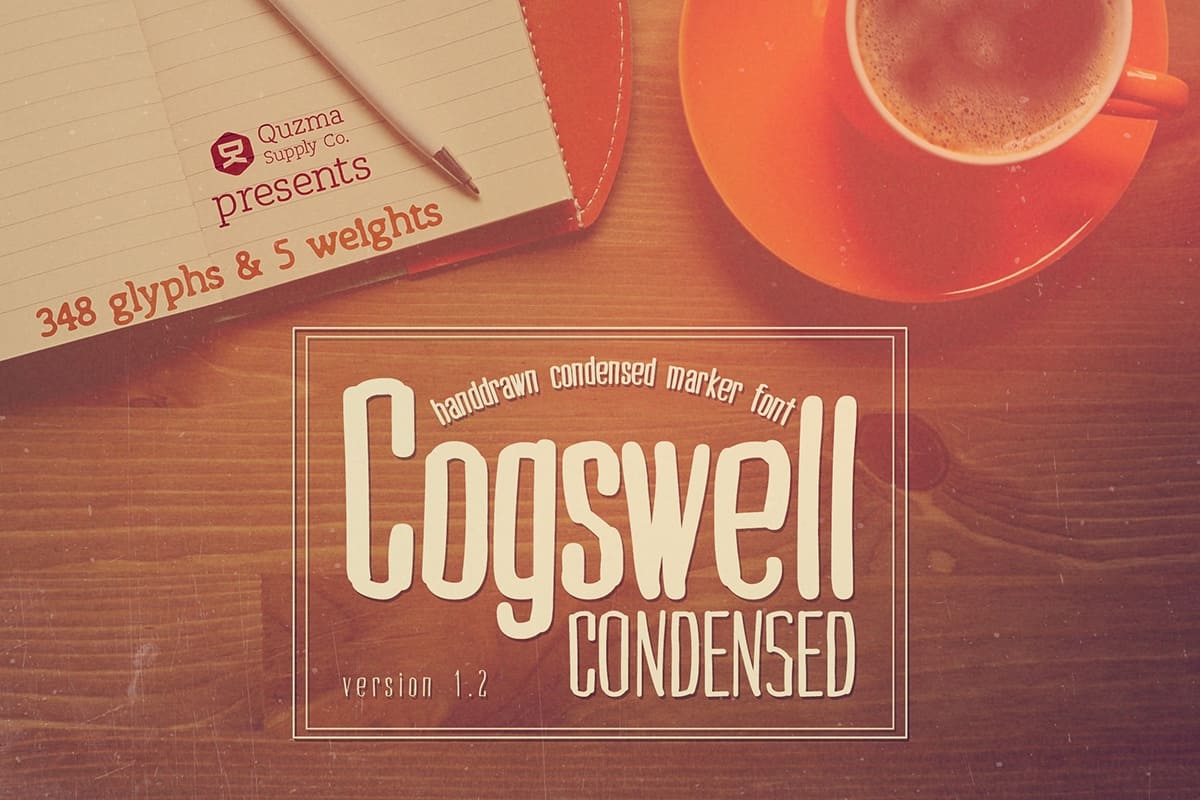 Download CogswellCondensed font (typeface)