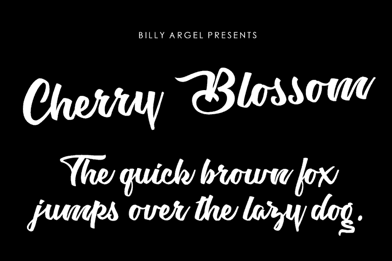 Download Cherry Blossom font (typeface)