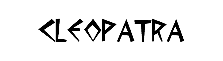 Download Cleopatra font (typeface)