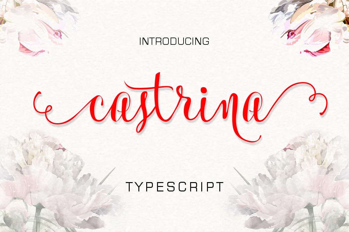 Download Castrina Typescript font (typeface)