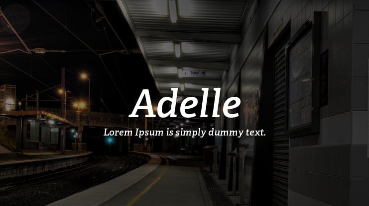Download Adelle font (typeface)