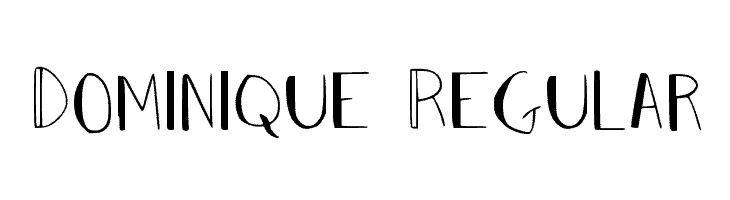 Download Dominique font (typeface)