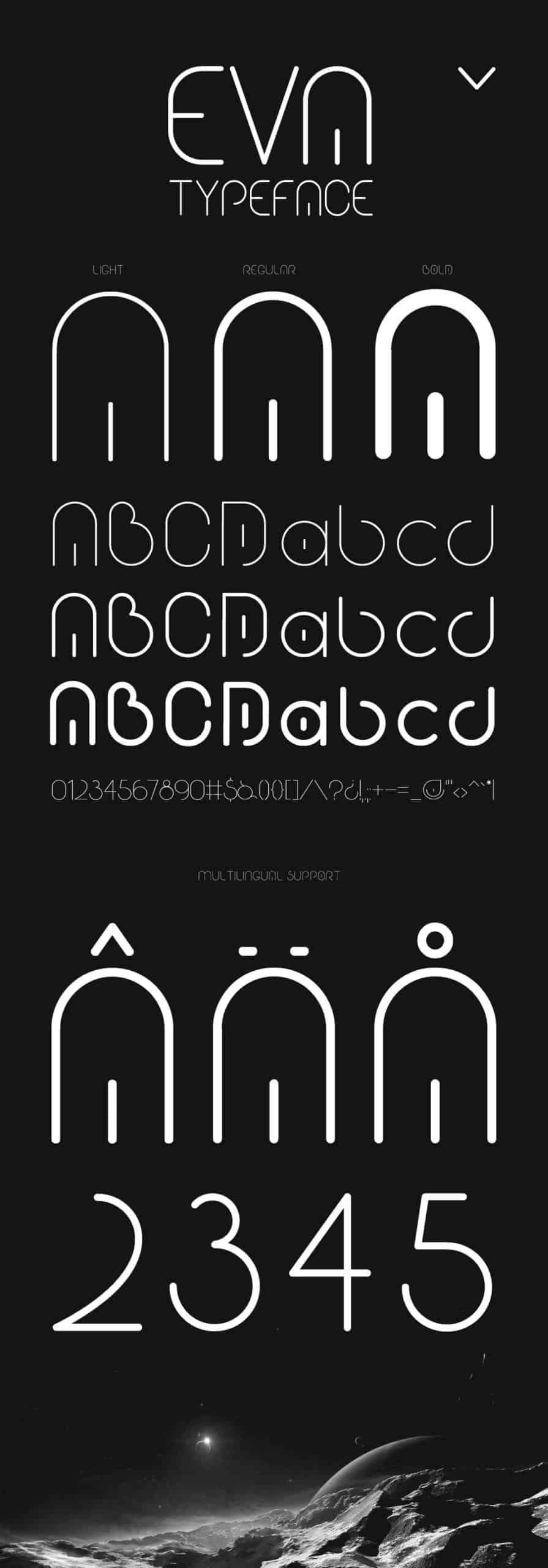 Download Eva Typeface font (typeface)